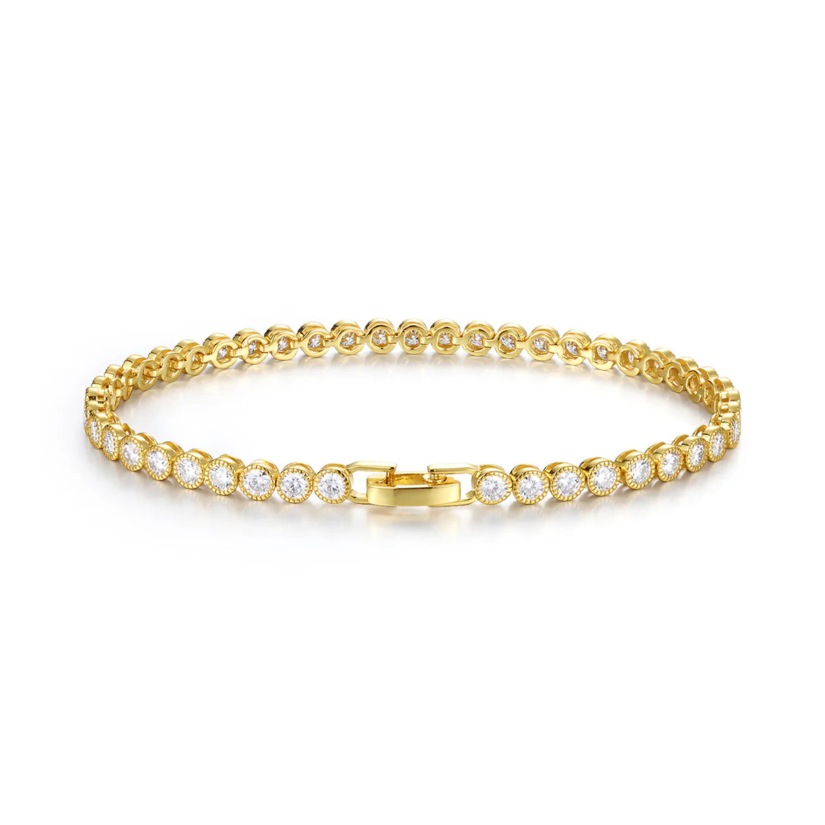 Bracelet Tennis Élégant Moissanite D/VVS1 4.3ct