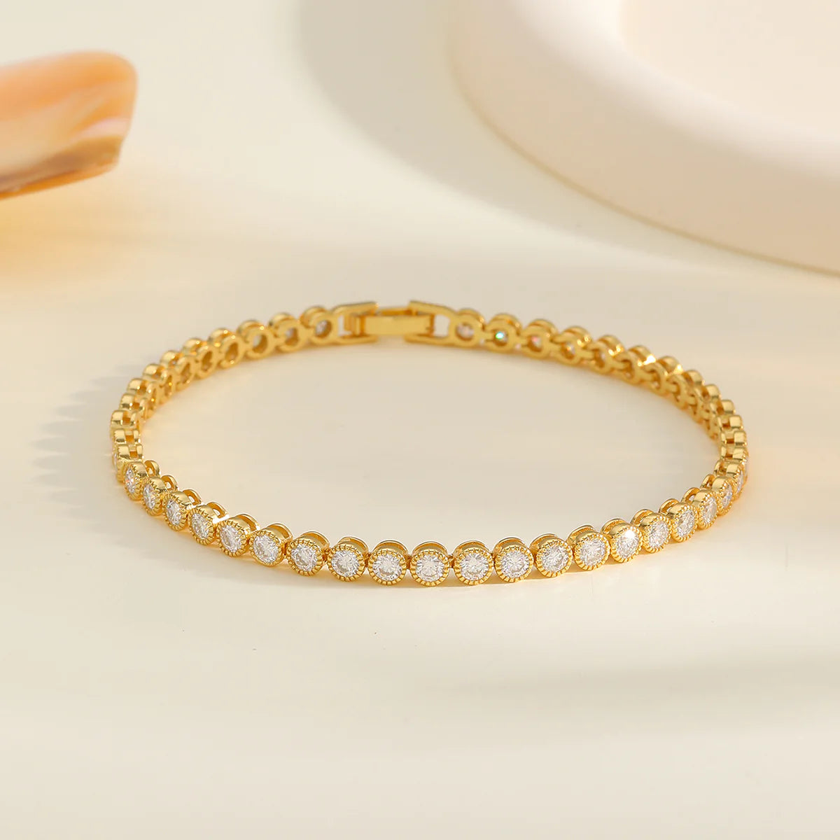Bracelet Tennis Élégant Moissanite D/VVS1 4.3ct